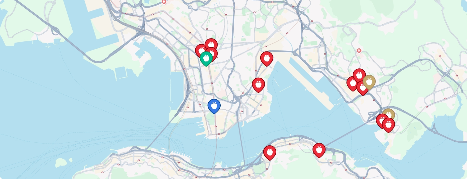 Region's map